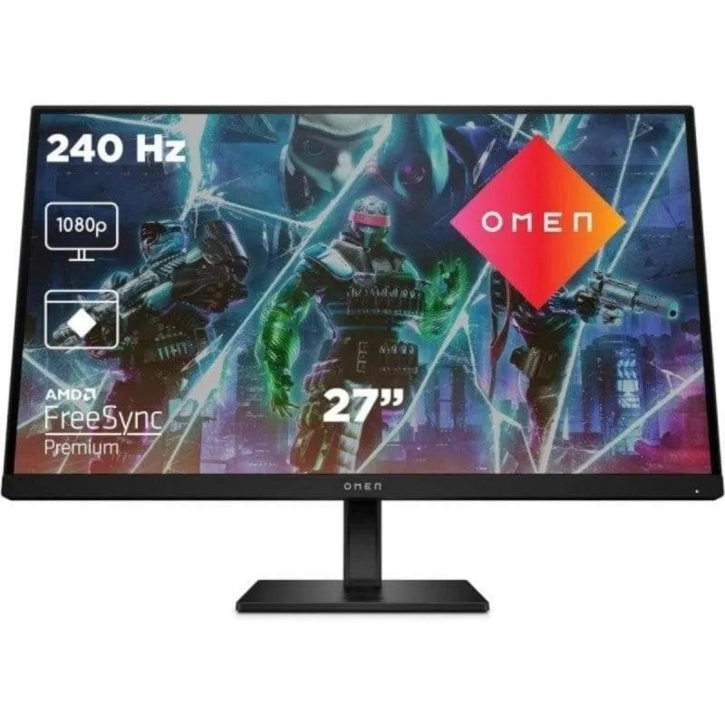 Monitor PC HP OMEN 27s 27" FullHD 240Hz IPS G-SYNC FreeSync HDR400 1ms USB Hub - immagine 1