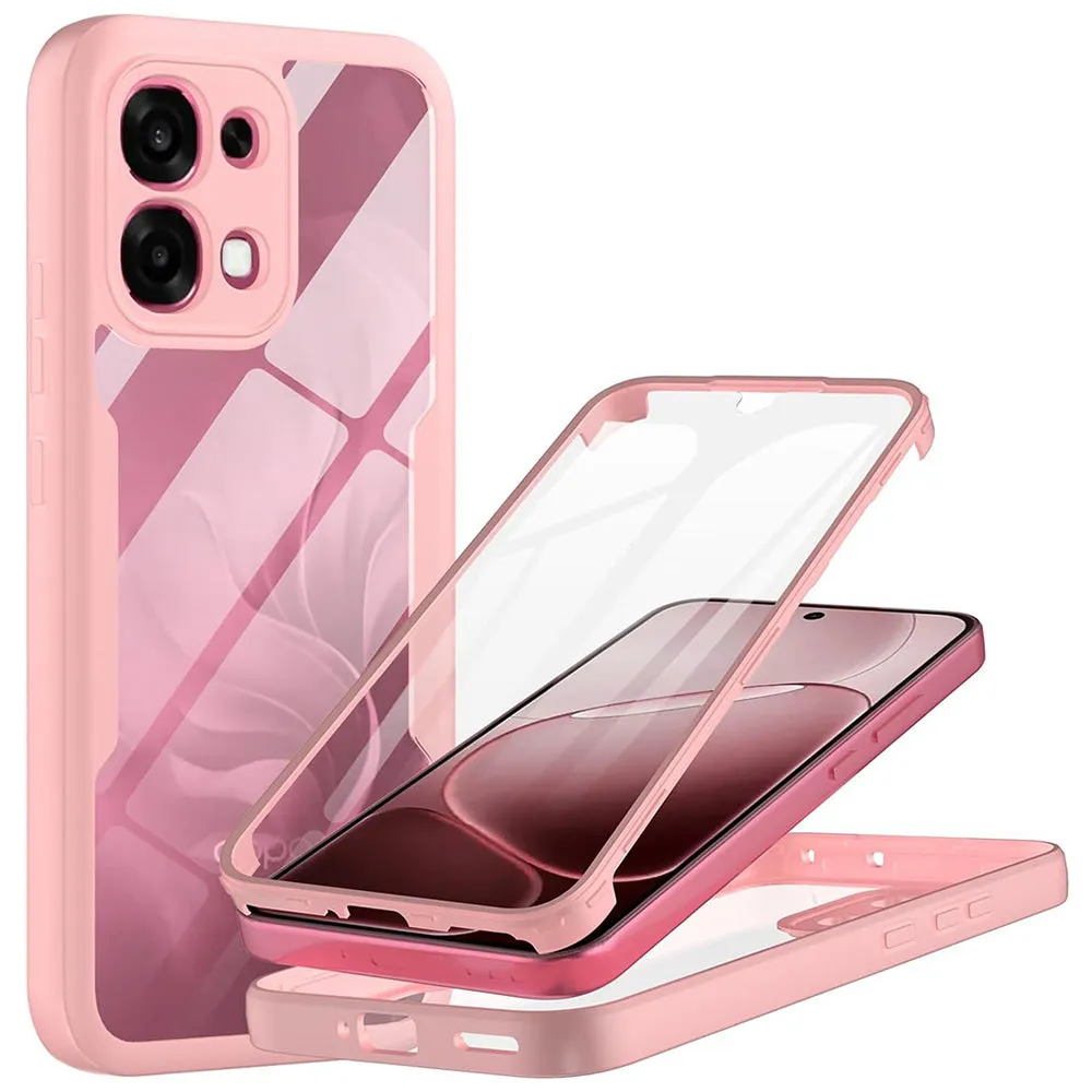 Custodia per Oppo A6 Pro 5G / A6 Pro 4G, Techsuit, ColorVerse 360, Rosa - immagine 1