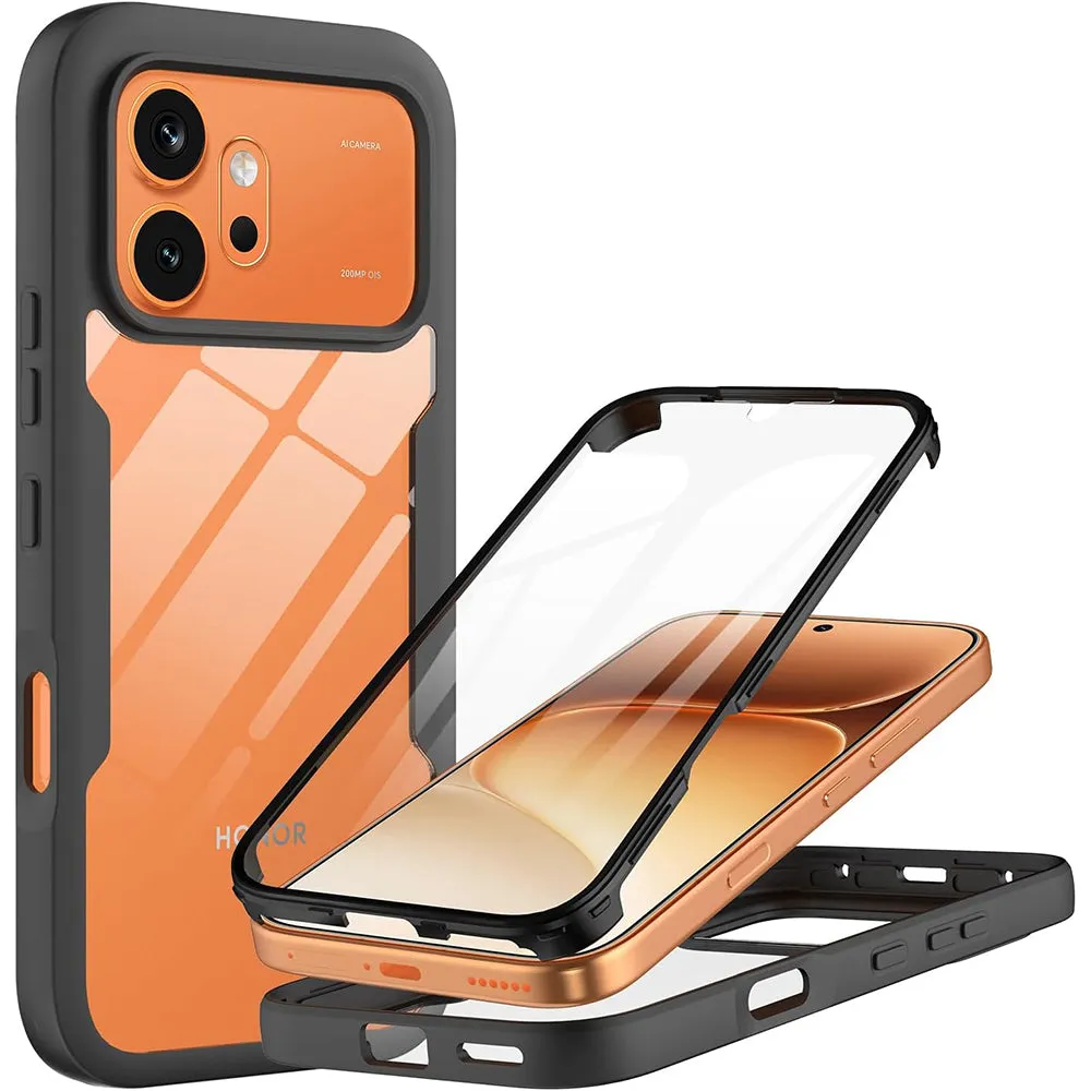 Custodia per Honor 600 Pro / 600, Techsuit, ColorVerse 360, Nera - immagine 1