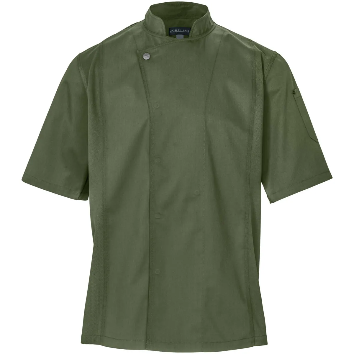 JOBELINE Giacca da cuoco Carter maniche corte; Taglia 46; verde oliva - immagine 1