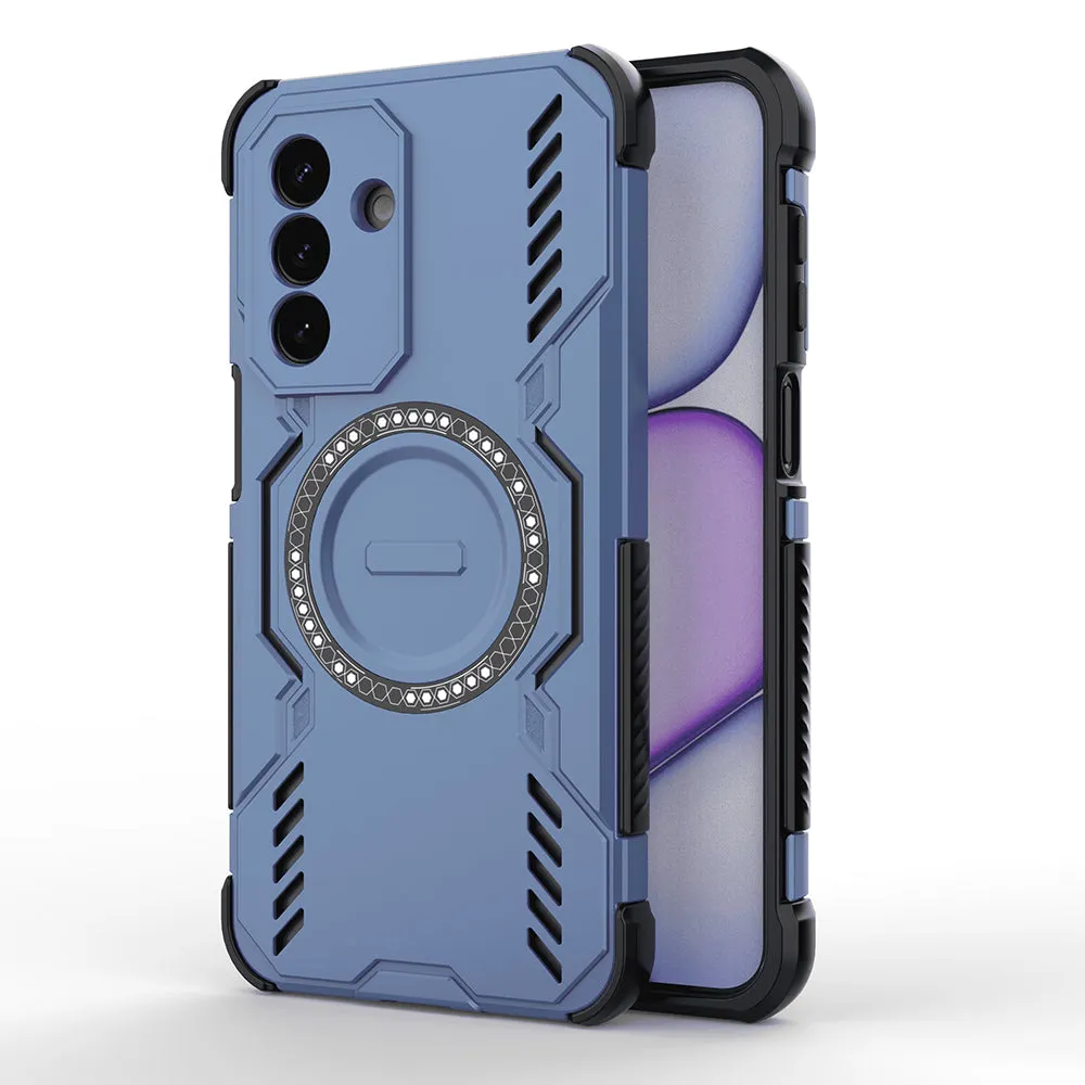 Custodia MagSafe per Samsung Galaxy A27 5G, Techsuit, ArmorMag, Blu - immagine 1