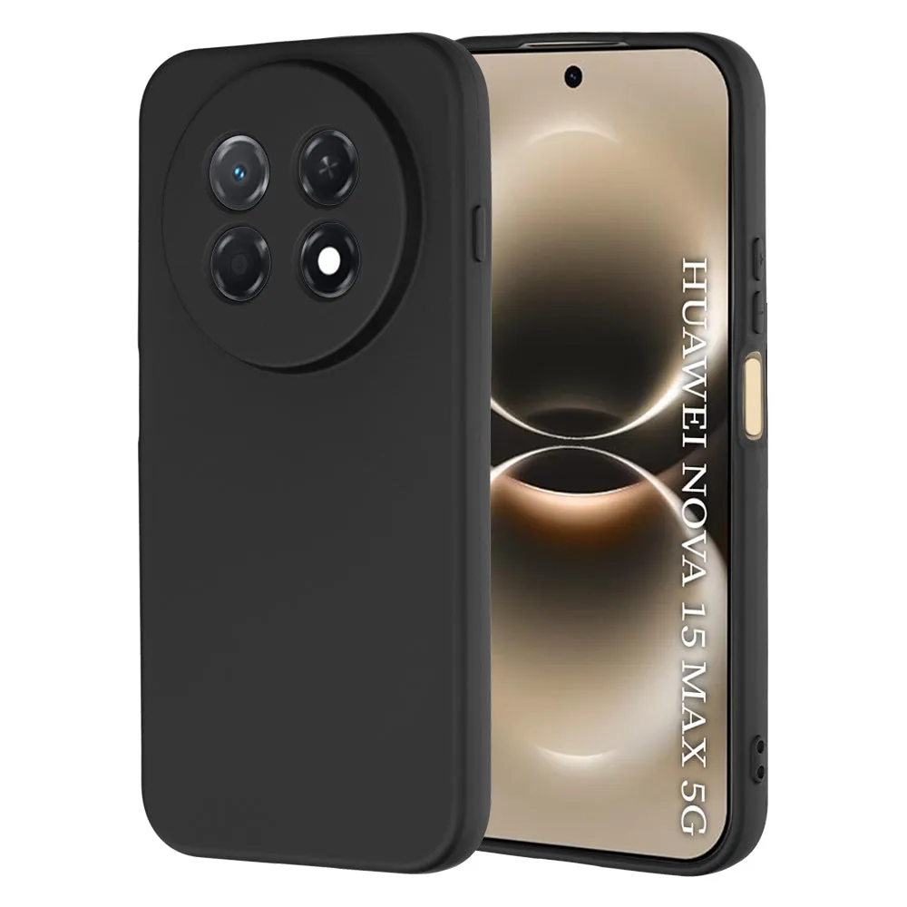Custodia per Huawei nova 15 Max, Techsuit, SoftFlex, Nera - immagine 1