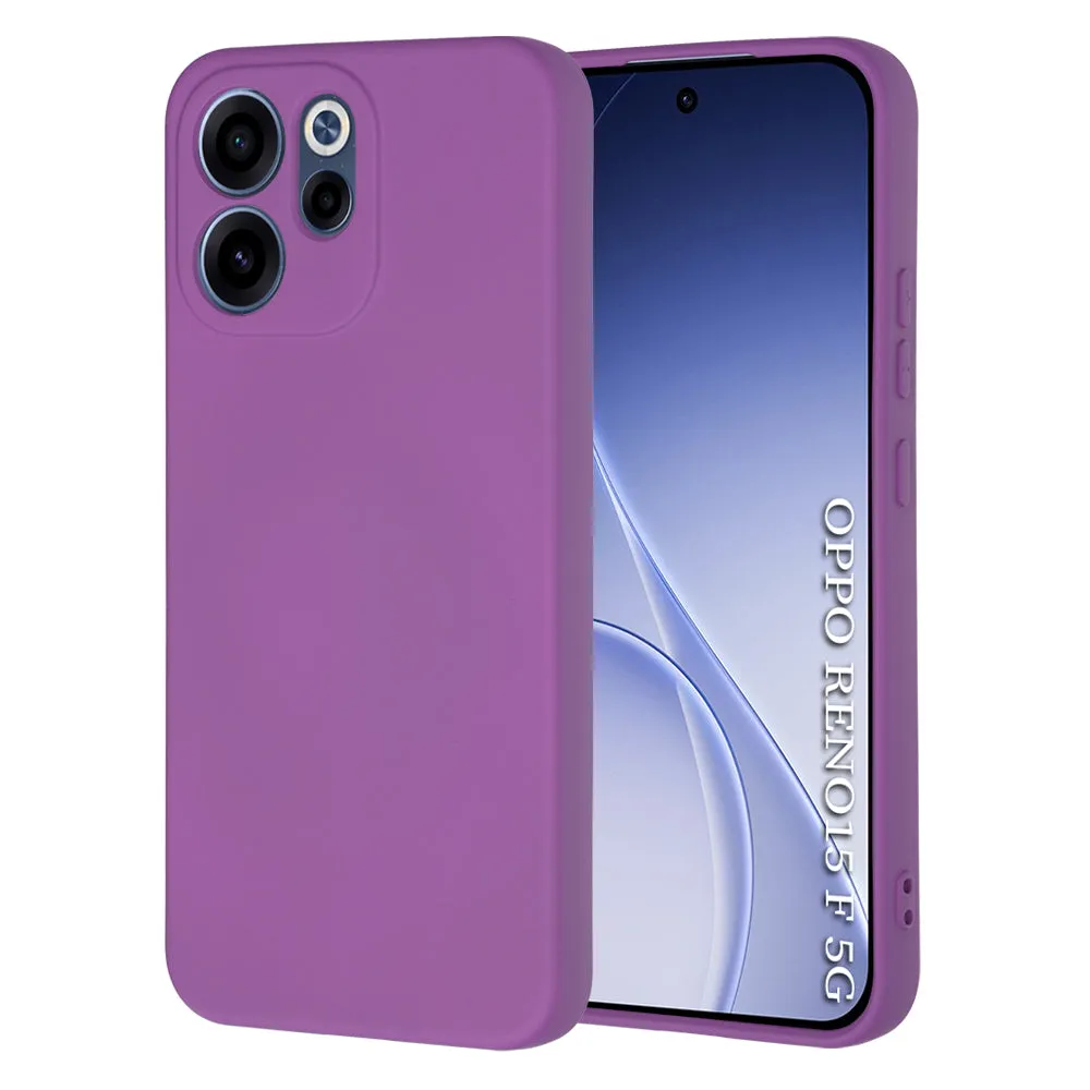 Custodia per Oppo Reno15 FS / Reno15 F, Techsuit, SoftFlex, Viola - immagine 1