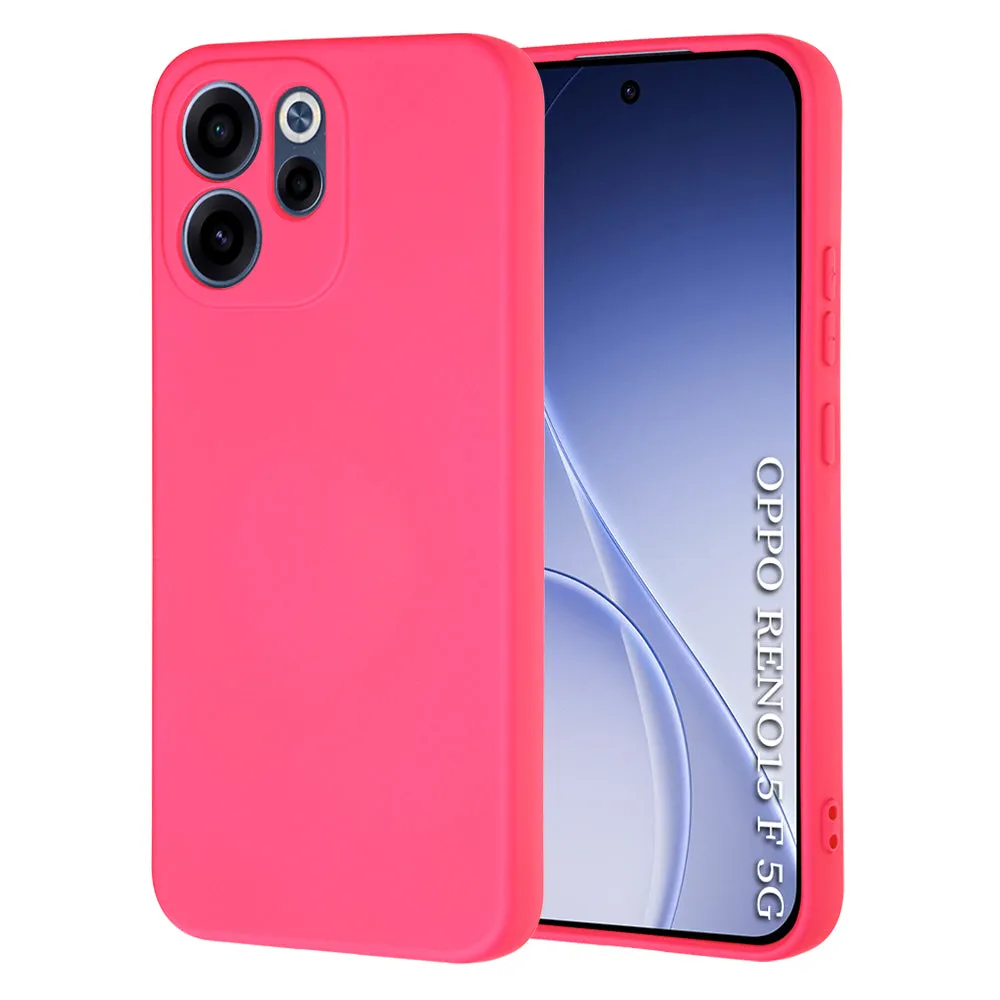 Custodia per Oppo Reno15 FS / Reno15 F, Techsuit, SoftFlex, Rosa Scuro - immagine 1