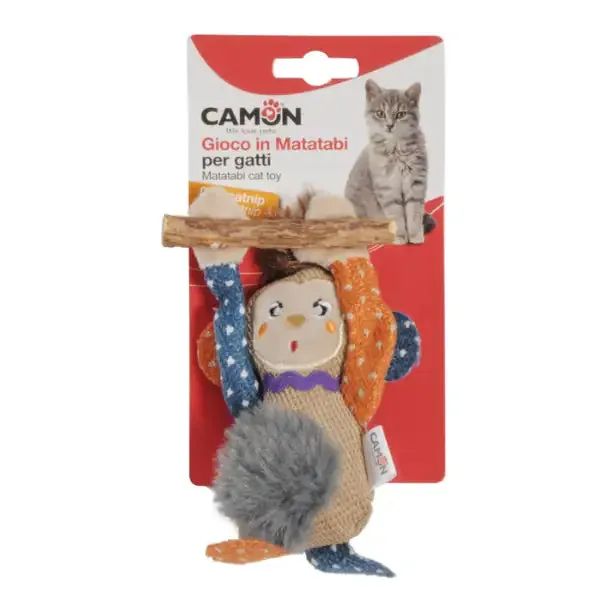 Gioco per gatti in Matatabi con Catnip Camon Scimmia - Giochi per gatti - immagine 1