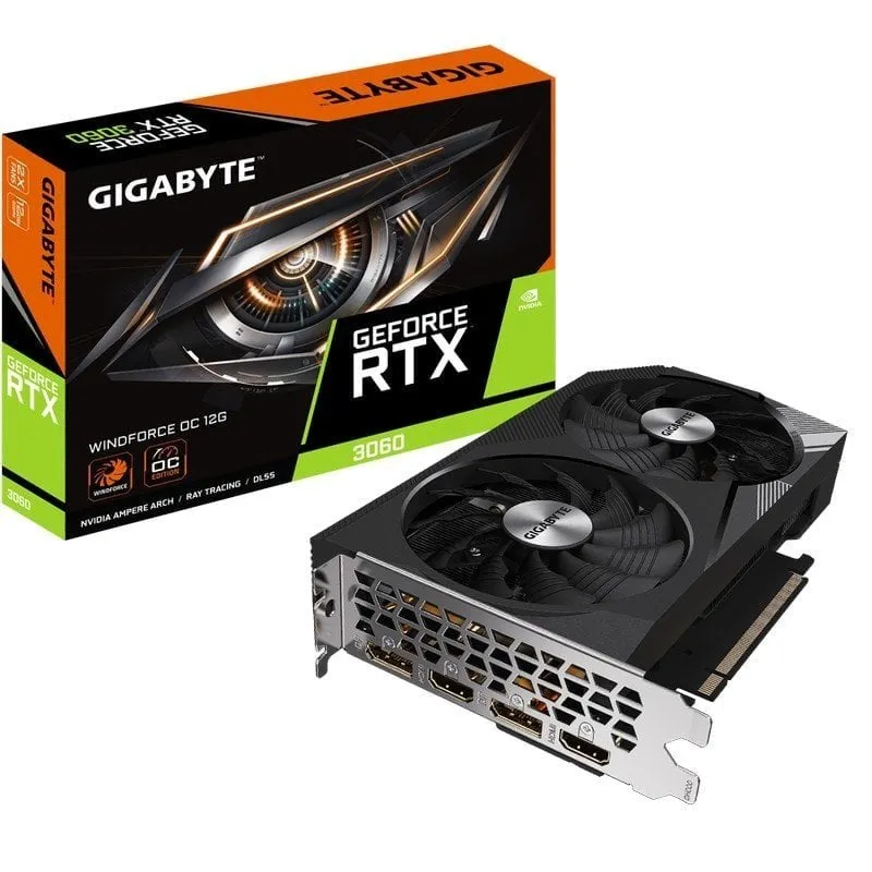 Gigabyte GeForce RTX 3060 WINDFORCE OC 12GB GDDR6 Rev 2 - immagine 1