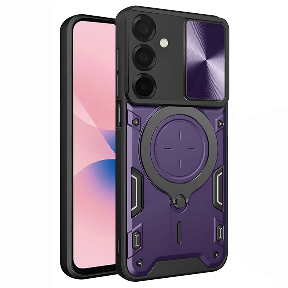 Custodia per Samsung Galaxy A27 5G, Techsuit, CamGuard Pro, Viola - immagine 1