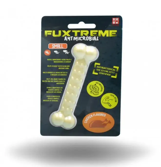 Fuxtreme Osso Antimicrobico Ferribiella Pollo 15 cm - Giochi per cani - immagine 1