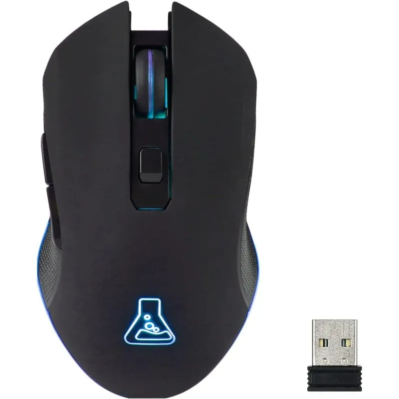 Mouse da gioco wireless G-Lab Kult Helium WL RGB 3200 DPI Nero - immagine 1
