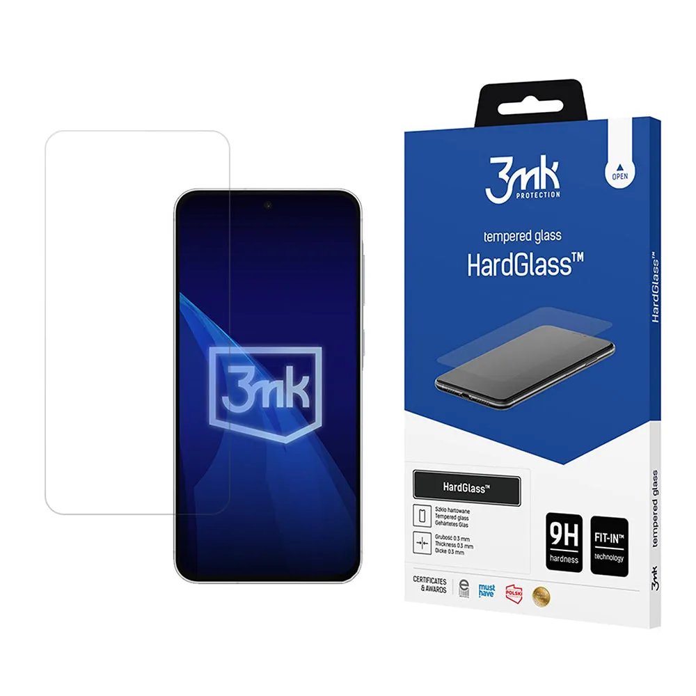 Pellicola protettiva per schermo 3MK HardGlass per Samsung Galaxy A57 5G, Vetro temperato, Full Glue - immagine 1