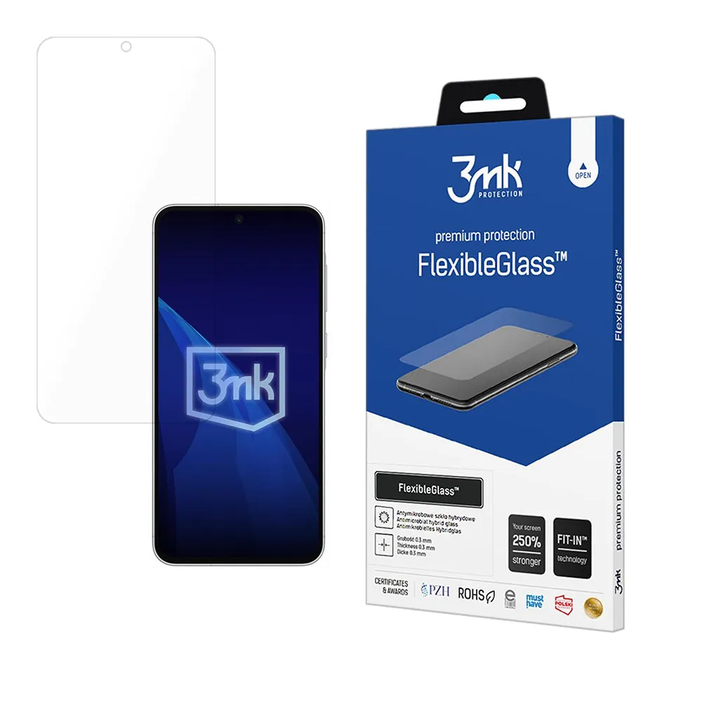 Pellicola protettiva per schermo 3MK FlexibleGlass per Samsung Galaxy A57 5G, Vetro Flessibile, Colla Totale - immagine 1