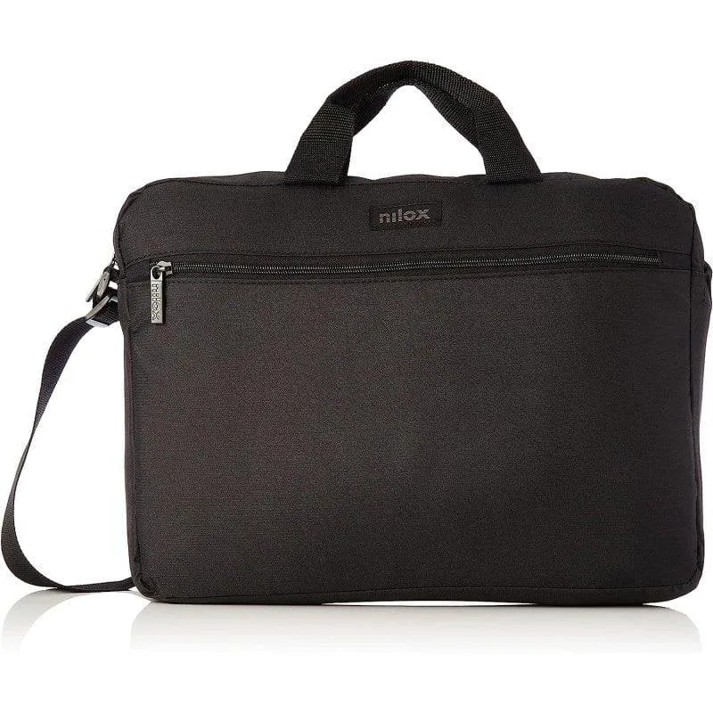 Borsa Nilox con tasca esterna per portatile fino a 15,6" Nero - immagine 1