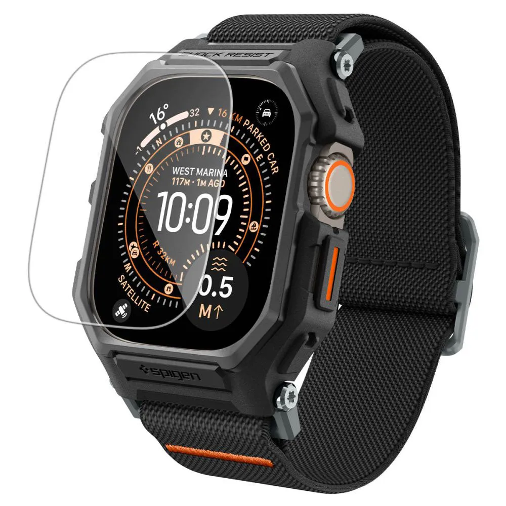 Custodia Spigen Lite Fit Pro con Protezione Schermo per Apple Watch Ultra Series, Nero Opaco ACS11415 - immagine 1