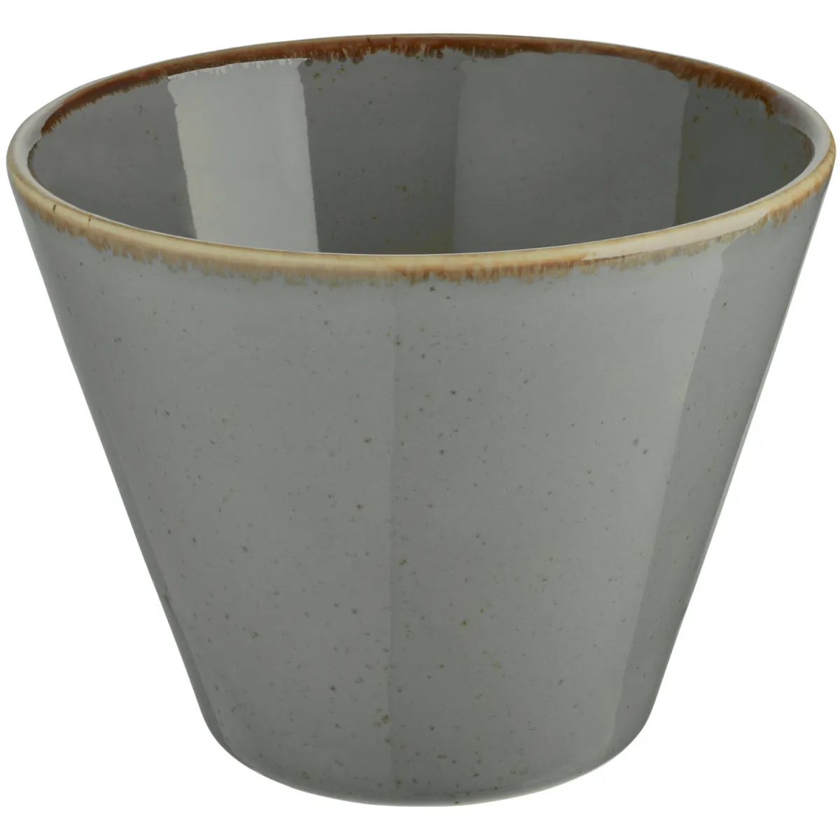 6x VEGA Ciotola Sidina conico; 400 ml, 11.7x8.3 cm (ØxH); grigio; conica; 6 pz. / Pacco - immagine 1