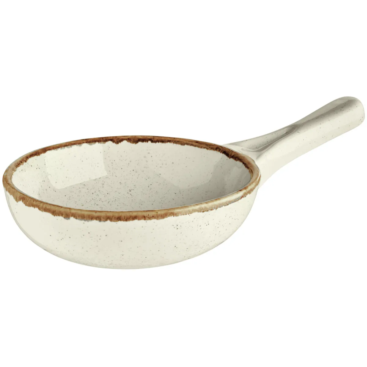2x VEGA Padella di servizio Sidina; 350 ml, 14x5 cm (ØxH); beige; rotonda; 2 pz. / Pacco - immagine 1