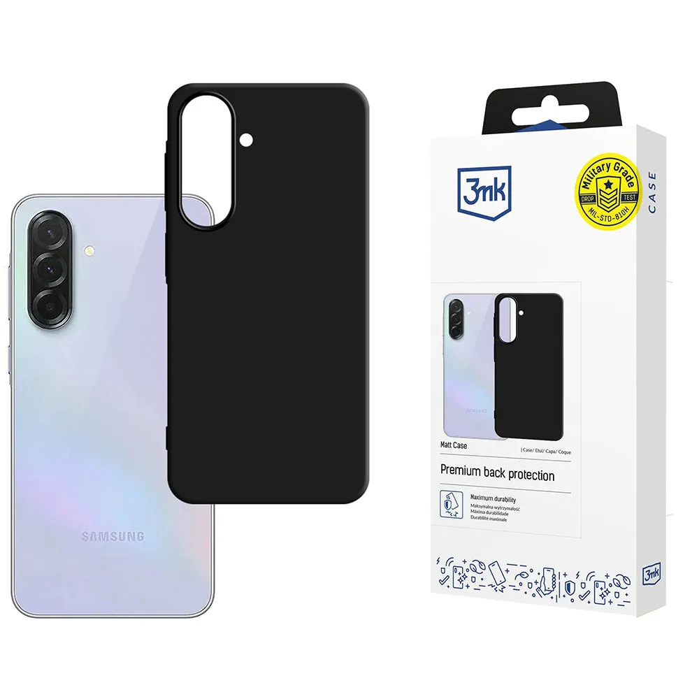 Custodia per Samsung Galaxy A37 5G, 3MK, Nera Opaca - immagine 1