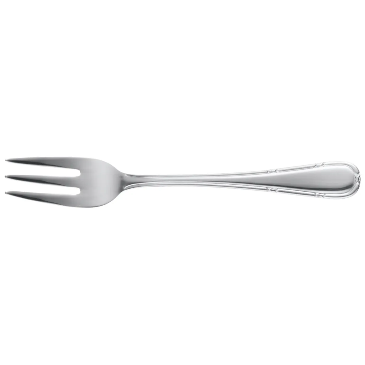 12x PULSIVA Forchetta torta Marbella; 15 cm (L); argento, manico argento; 12 pz. / Pacco - immagine 1