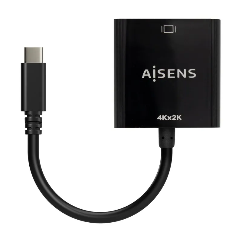 Aisens A109-0684 Convertitore da USB-C a HDMI 4K@30Hz 15 cm Nero - immagine 1