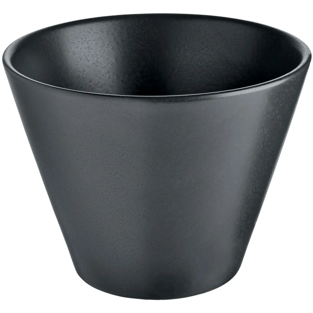 6x VEGA Ciotola Masca conico; 400 ml, 11.7x8.3 cm (ØxH); nero; conica; 6 pz. / Pacco - immagine 1