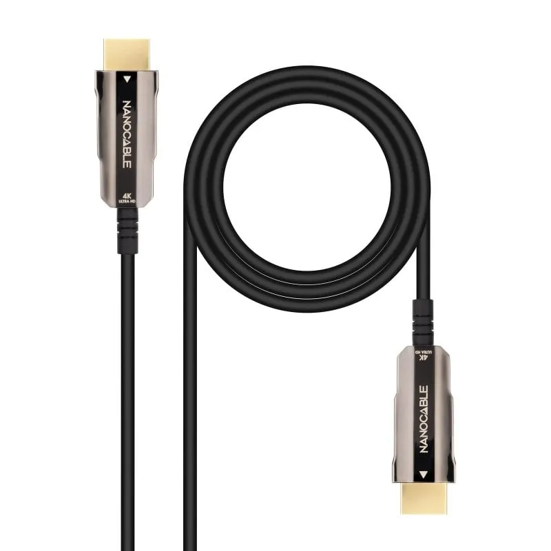 Cavo Nanocable HDMI 2.0 AOC 4K maschio/maschio 20 m Nero - immagine 1