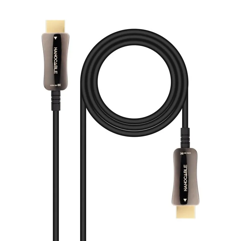 Cavo HDMI Nanocable 2.1 AOC 8K maschio/maschio 10 m Nero - immagine 1