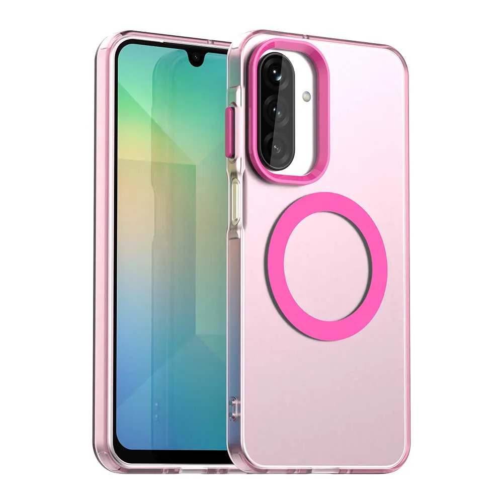 Custodia MagSafe per Samsung Galaxy A18 5G A186 / A18 4G A185 / F17 / M17 / A17 4G A175, Techsuit, CandyCase, Rosa - immagine 1