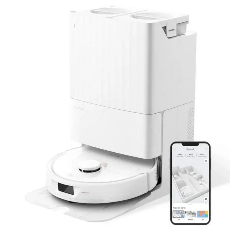 Roborock Q REVO Robot aspirapolvere con base multifunzione bianca - immagine 1