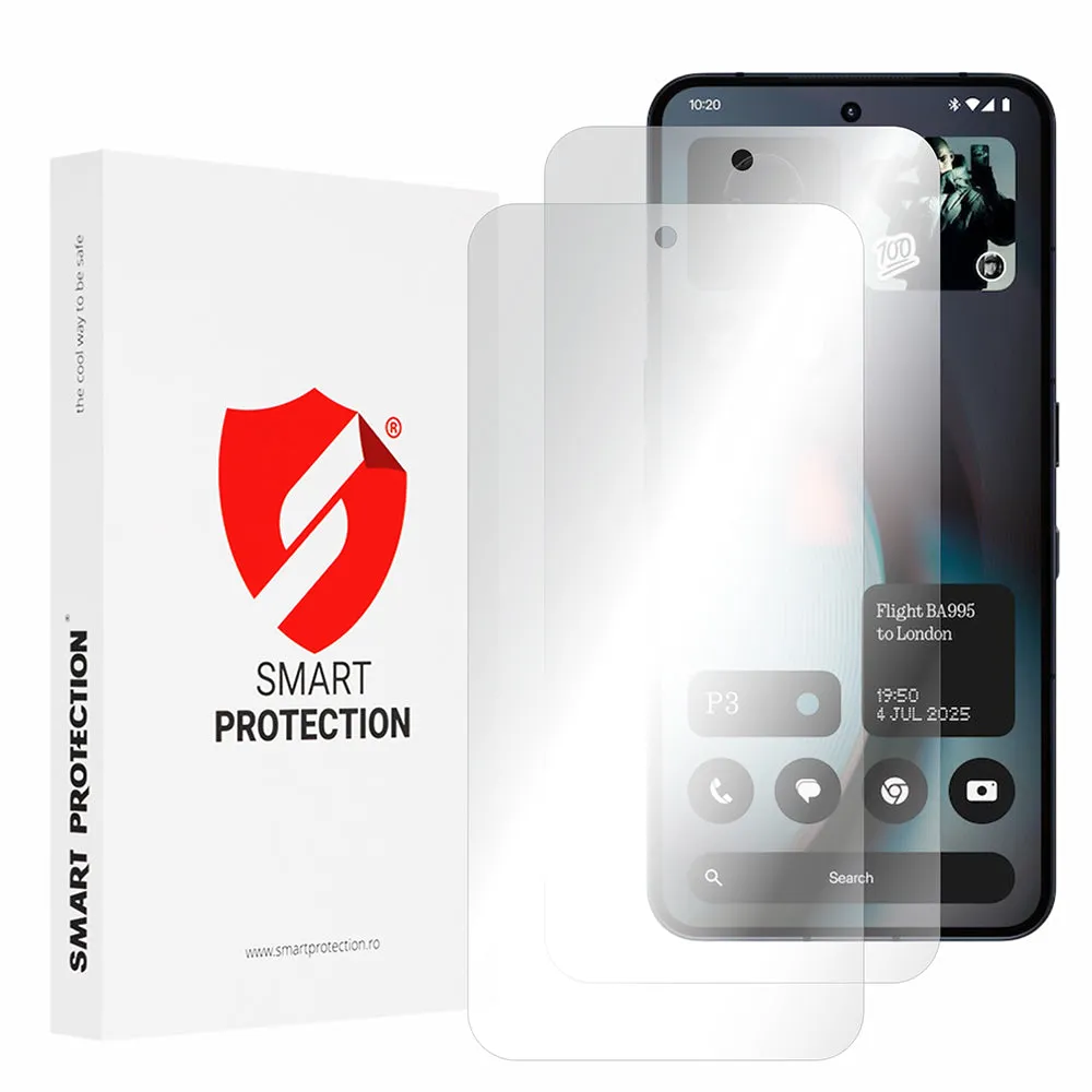 Pellicola protettiva per schermo Smart Protection Premium Classic per Nothing Phone (3), plastica, set da 2 pezzi - immagine 1