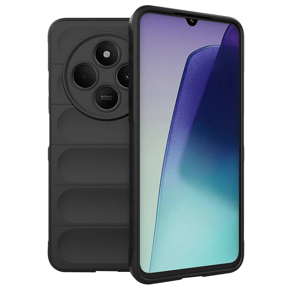 Custodia per Xiaomi Poco C75 / Redmi 14C, Techsuit, Magic Shield, Nera - immagine 1