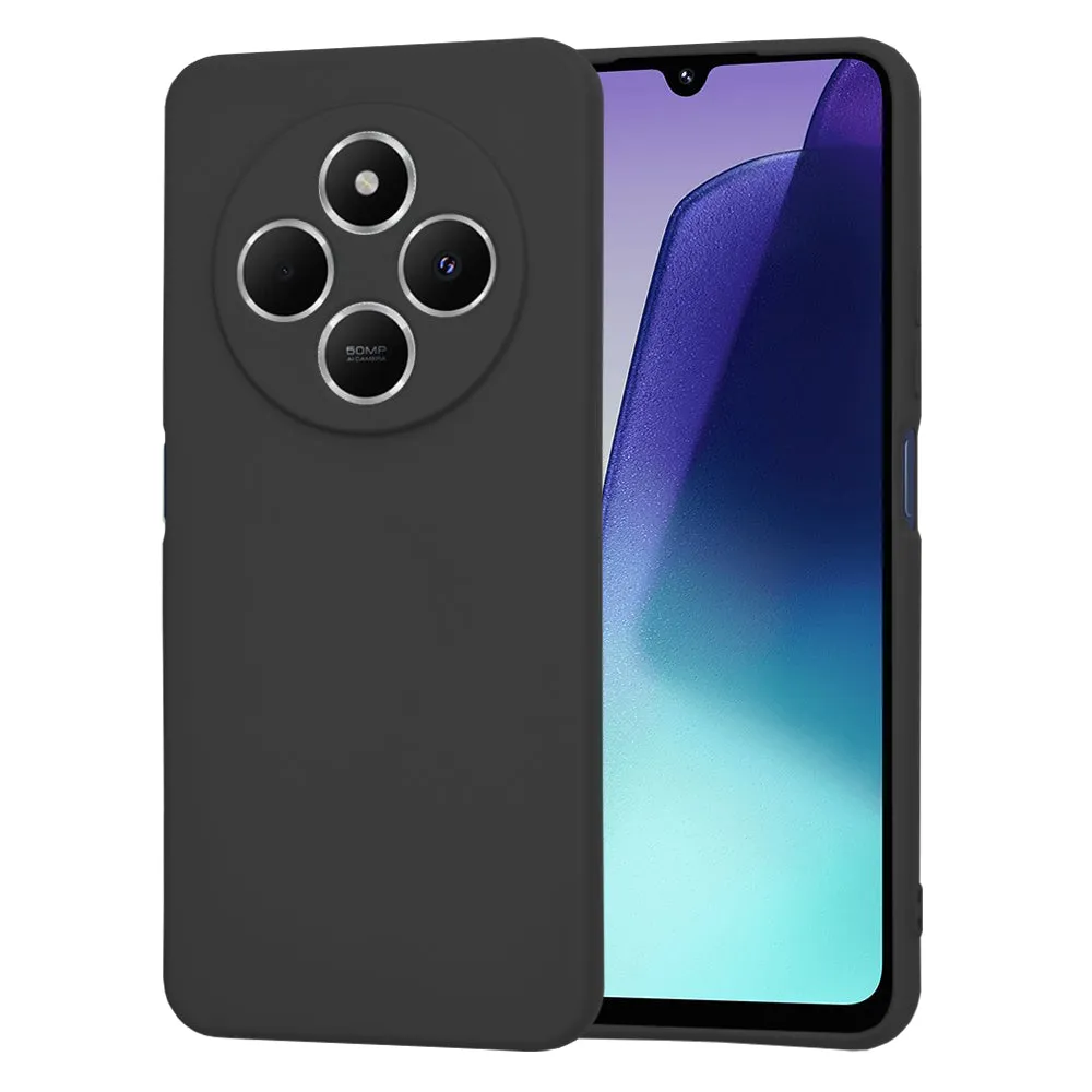 Custodia per Xiaomi Poco C75 / Redmi 14C, Techsuit, SoftFlex, Nera - immagine 1