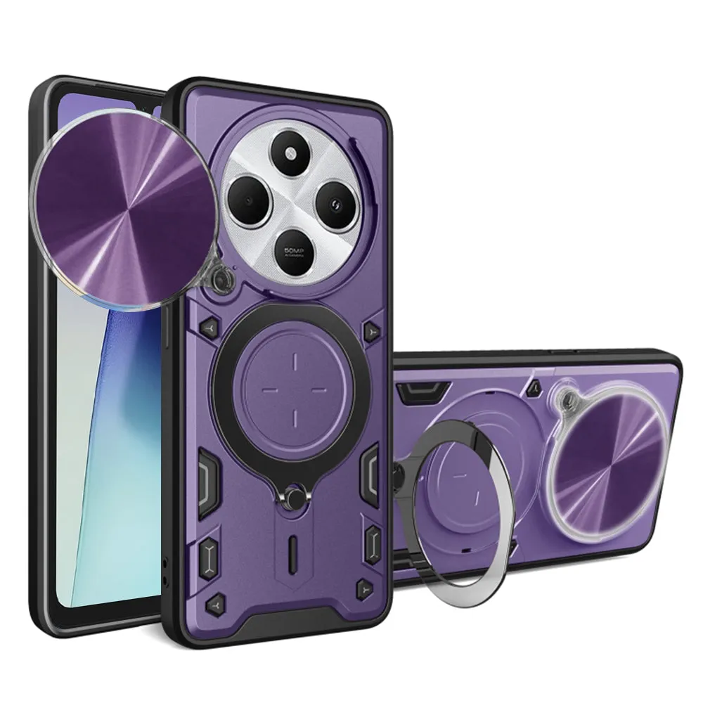 Custodia per Xiaomi Poco C75 / Redmi 14C, Techsuit, CamGuard Pro, Viola - immagine 1