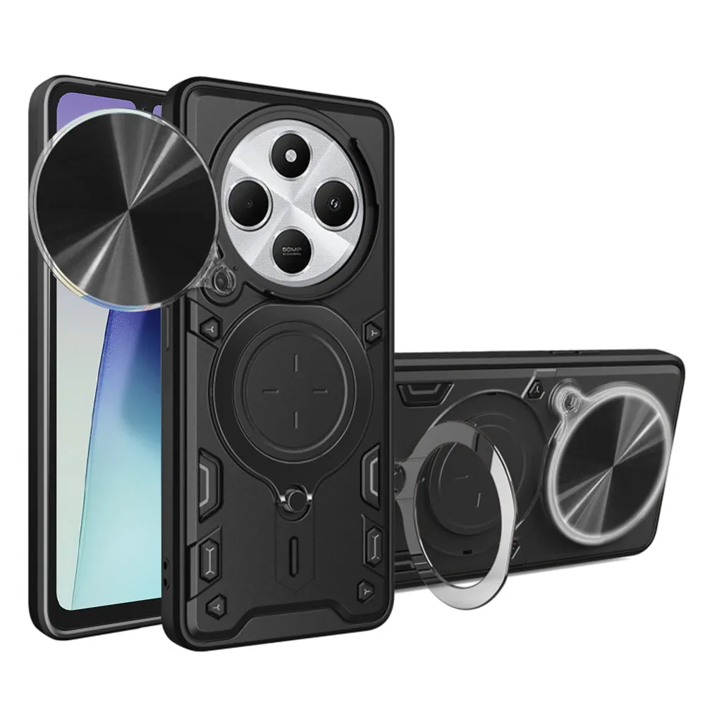 Custodia per Xiaomi Poco C75 / Redmi 14C, Techsuit, CamGuard Pro, Nera - immagine 1