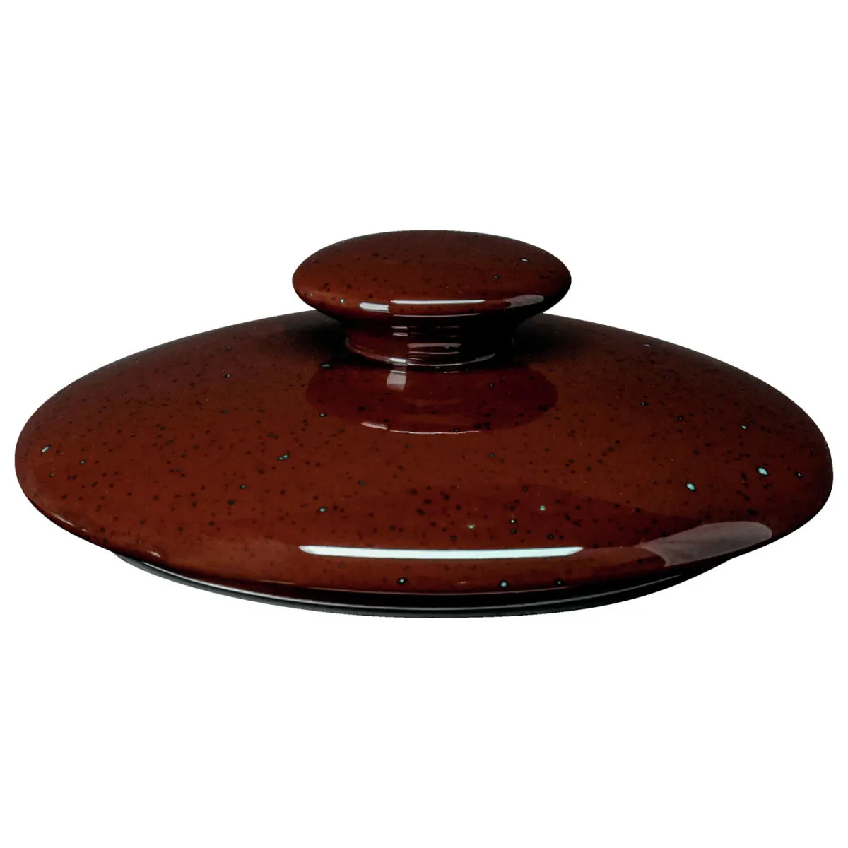 6x VEGA Coperchio Alessia per tazza consommè; 12.5 cm (Ø); marrone; 6 pz. / Pacco - immagine 1