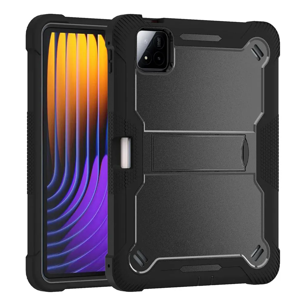 Custodia per Xiaomi Pad 7, Techsuit, Rugged TabShell, Nera - immagine 1