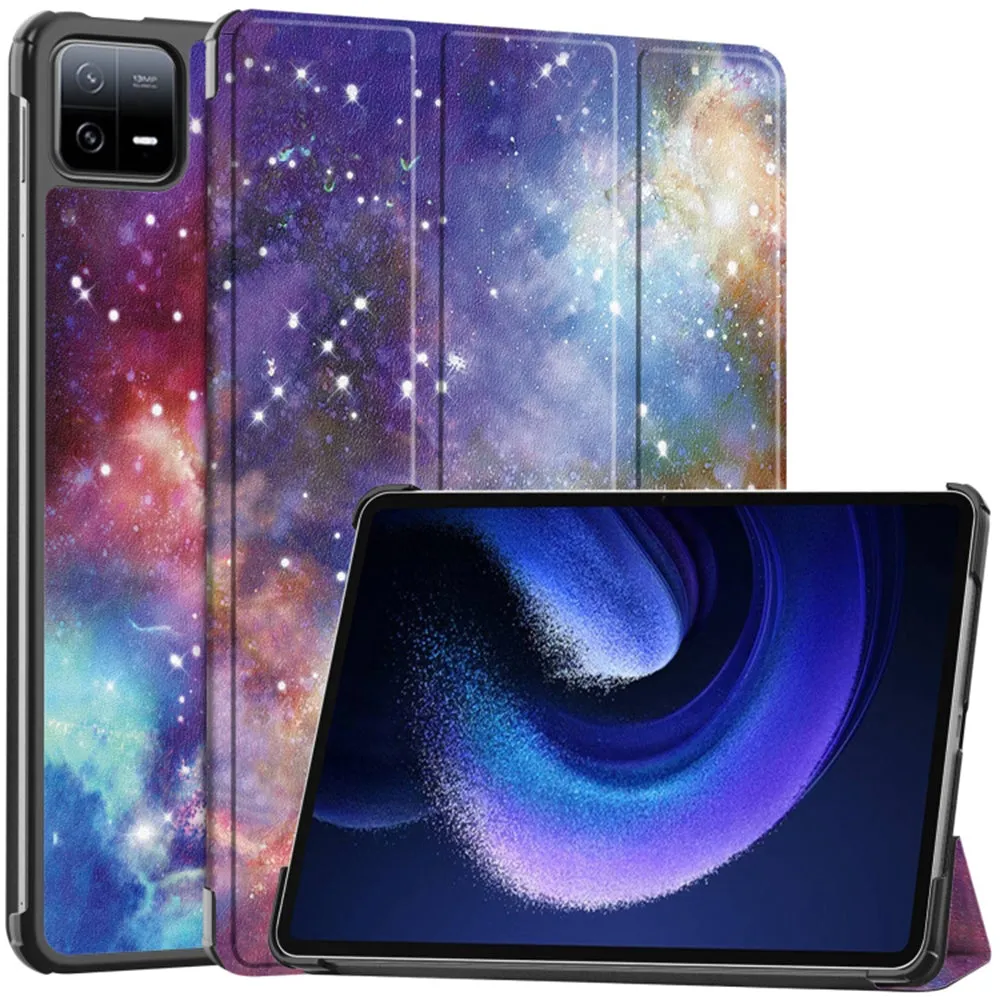Custodia per Xiaomi Pad 6 / 6 Pro, Techsuit, FoldPro Galaxy, Multicolore - immagine 1