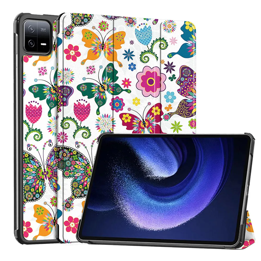 Custodia per Xiaomi Pad 6 / 6 Pro, Techsuit, FoldPro Butterfly, Multicolore - immagine 1