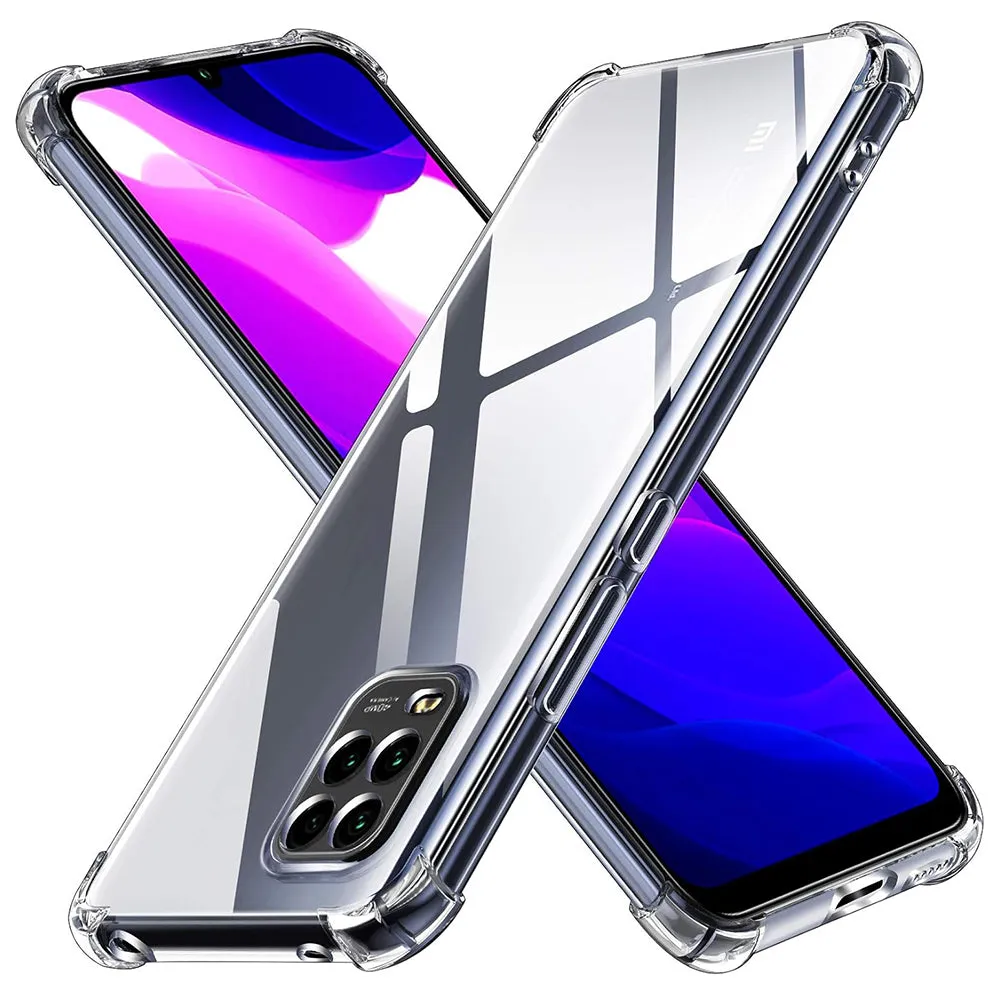 Custodia per Xiaomi Mi 10 Lite 5G, Techsuit, Shockproof Clear, Trasparente - immagine 1