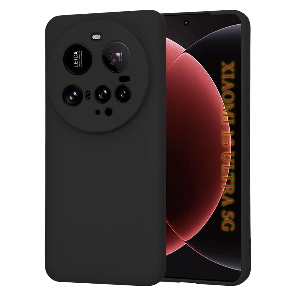 Custodia per Xiaomi 15 Ultra, Techsuit, SoftFlex, Nera - immagine 1