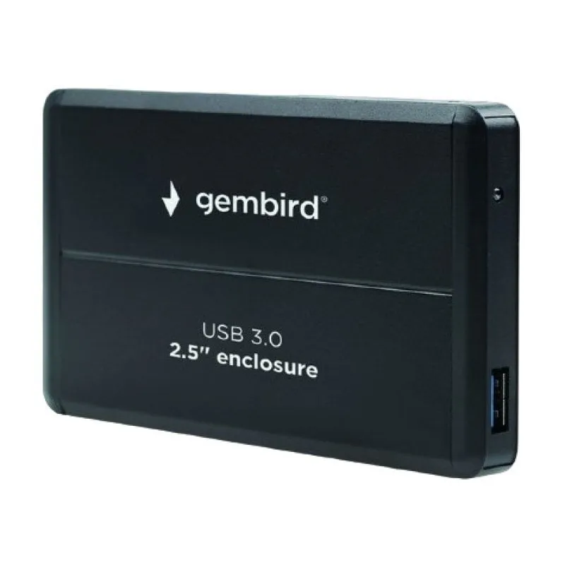 Gembird EE2-U3S-2 Custodia per disco rigido 2,5" SATA USB 3.0 Nero - immagine 1