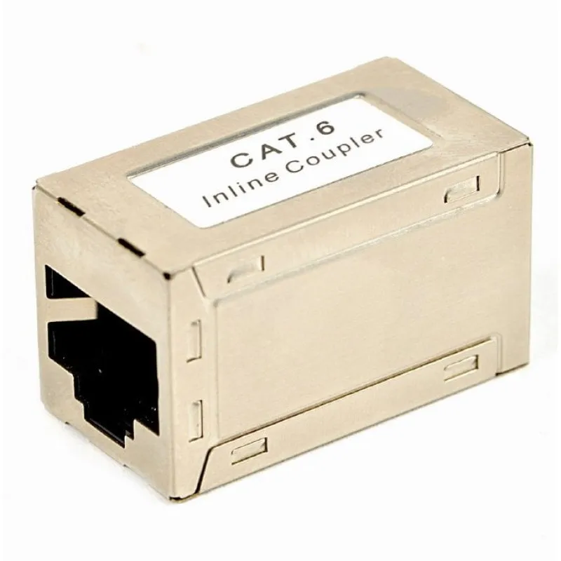 Gembird NCA-LC6S-01 Accoppiatore LAN 8P8C da RJ45 a RJ45 Cat. 6 Bianco - immagine 1