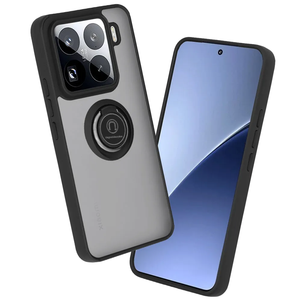 Custodia per Xiaomi 15 Pro, Techsuit, Glinth, Nera - immagine 1