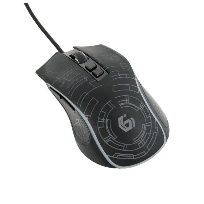 Gembird MUSG-RGB-01 mouse Mano destra USB tipo A 3600 DPI - immagine 1