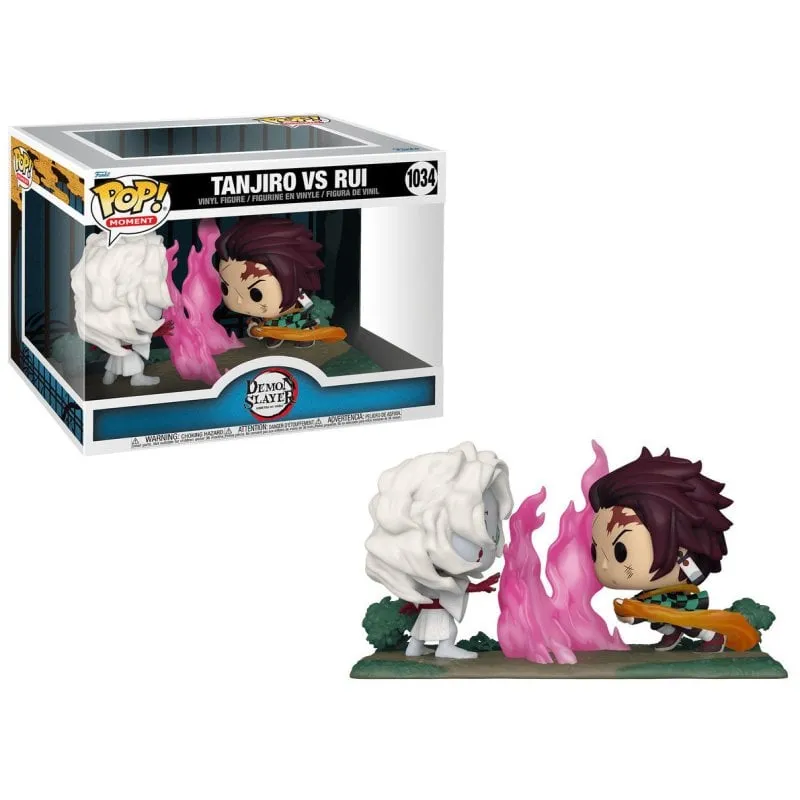 Funko Pop Momenti Demon Slayer Tanjiro vs Rui - immagine 1