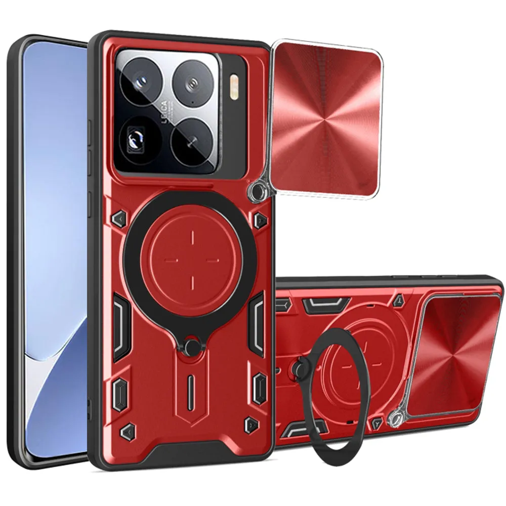 Custodia per Xiaomi 15 Pro, Techsuit, CamGuard Pro, Rossa - immagine 1