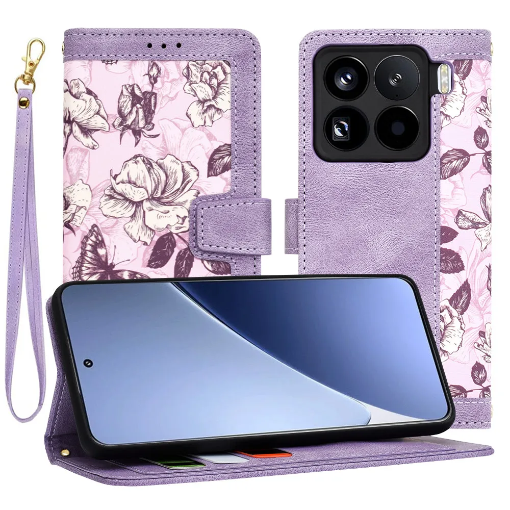 Custodia per Xiaomi 15 Pro, Techsuit, FlipCraft, Viola - immagine 1
