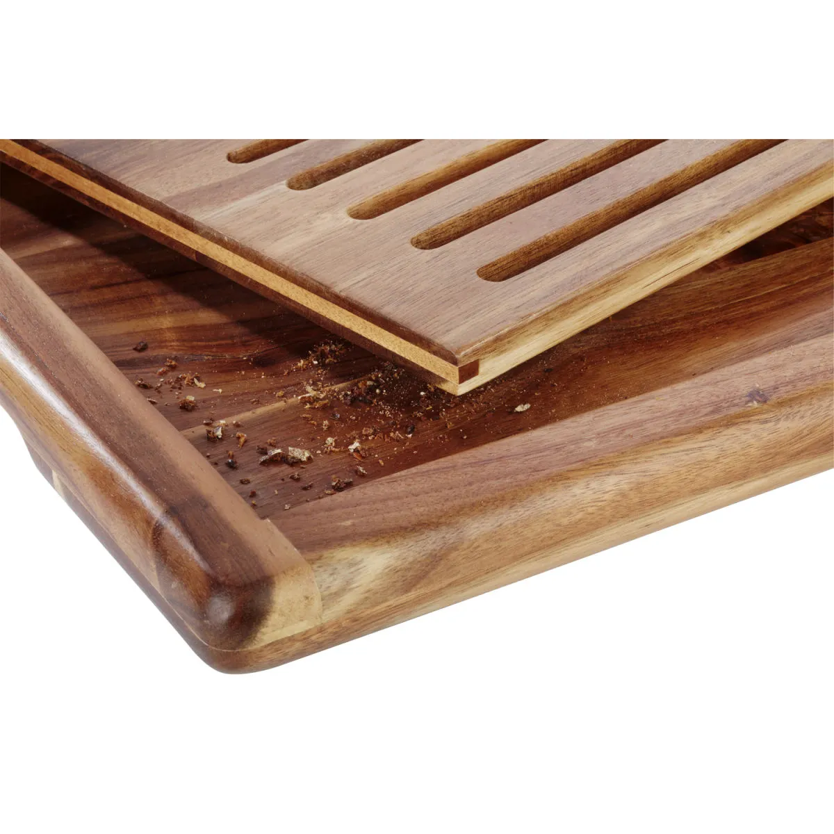 APS Tagliere per pane Akazia; 53x32.5x2.5 cm (LxLxH); marrone - immagine 1