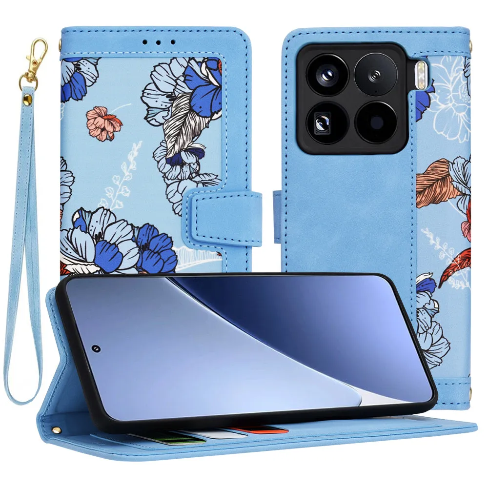 Custodia per Xiaomi 15 Pro, Techsuit, FlipCraft, Blu - immagine 1