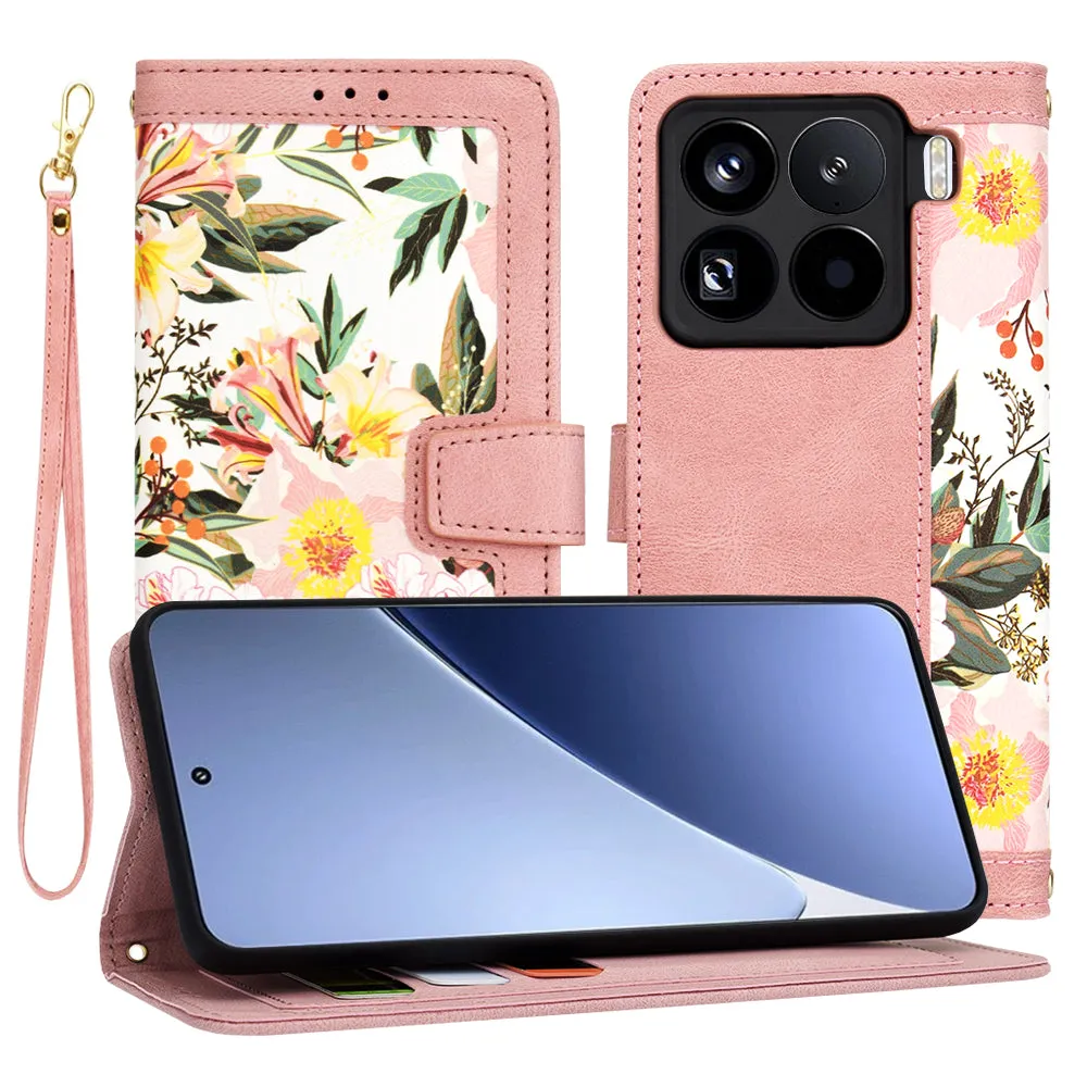 Custodia per Xiaomi 15 Pro, Techsuit, FlipCraft, Rosa - immagine 1