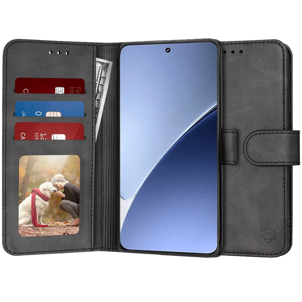 Custodia per Xiaomi 15 Pro, Techsuit, Diary Book, Nera - immagine 1