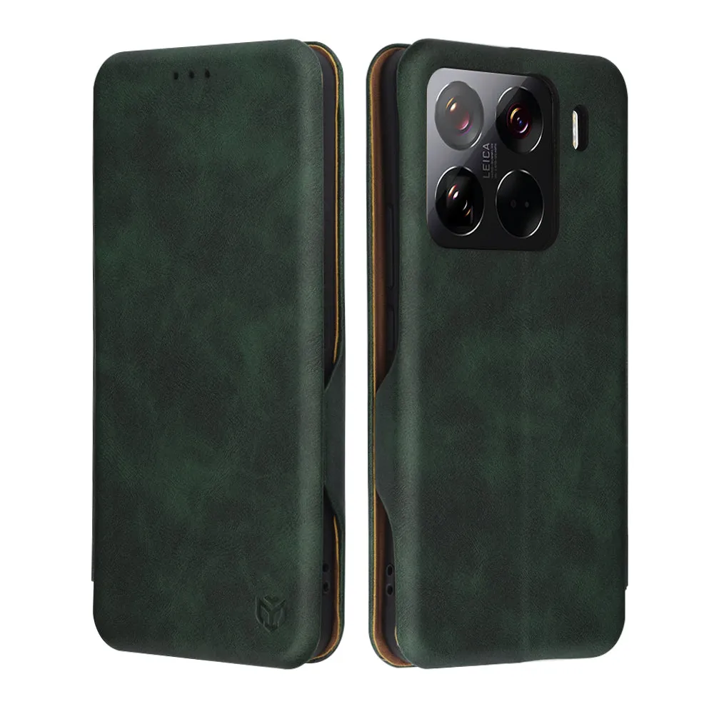 Custodia per Xiaomi 15 Pro, Techsuit, Safe Wallet Plus, Verde - immagine 1